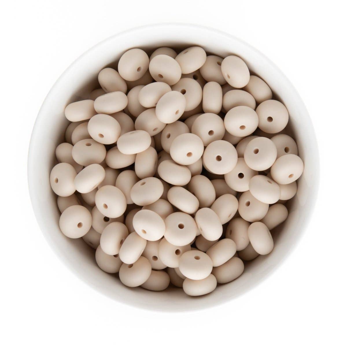 Cara & Co Silicone Craft Supply – wholesale Pärlor – 14 mm abacusformade silikonpärlor18