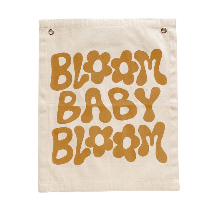 bloom baby bloom banner for wholesale by Imani + Kids by Imani Collective