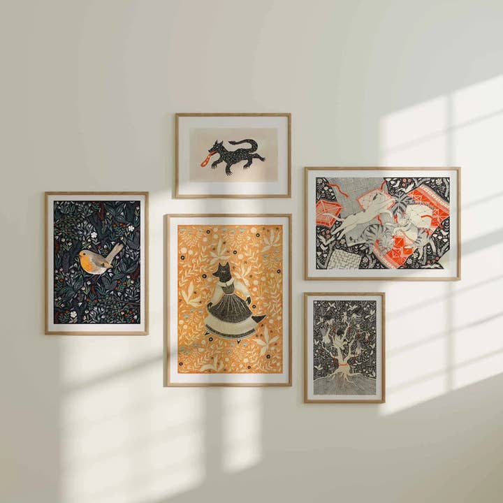 Katia Hinic Studio - Wholesale Art Print - 'Tree House' Art Print7