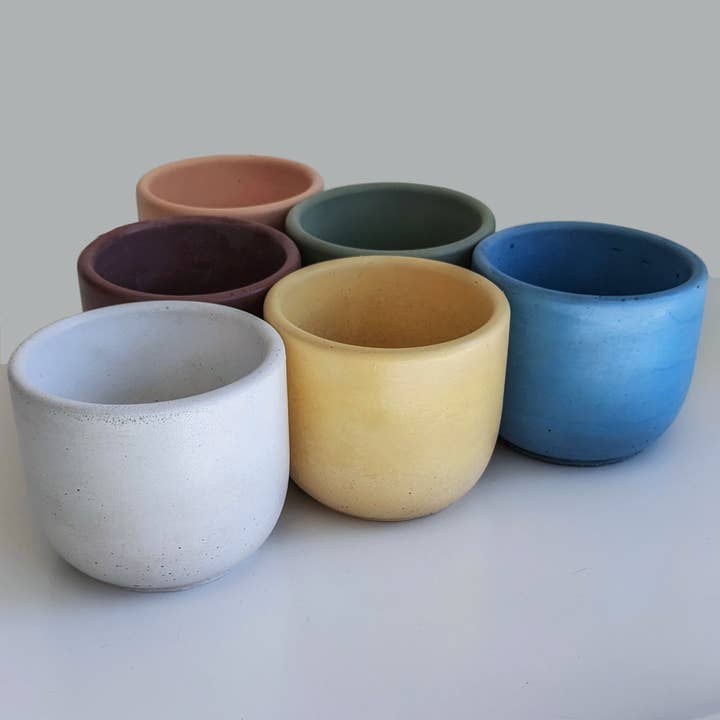 Teacup Concrete Vessel for wholesale by Knoll Glen