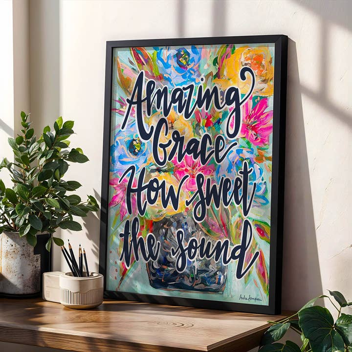 Audra Style - Wholesale Art Print - Scripture Art Print, Christian Art, Dopamine Decor, Trendy Colorful Wall Poster, Maximalist Home
