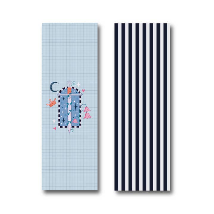 Romantasy Bookmark w/ Striped Back for wholesale by Doohickle Designs