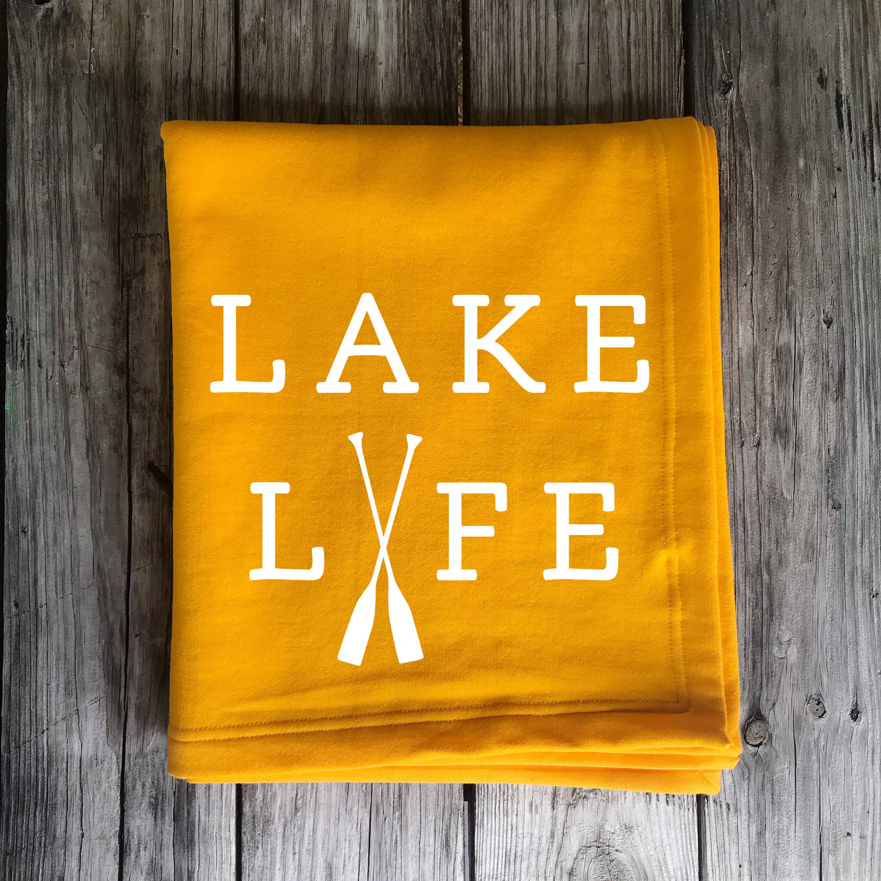 Perfect Day Print Co - Wholesale Picnic Blanket - Lake Life Beach Blanket - Camping Sweatshirt Blanket3