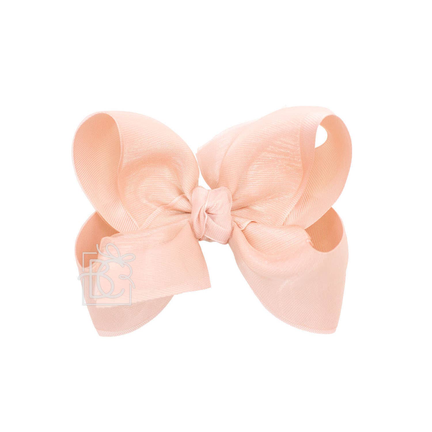 Beyond Creations, LLC – wholesale Hair bow – Kids – LAYERED ORGANZA/GROSGRAIN BOW ON CLIP61