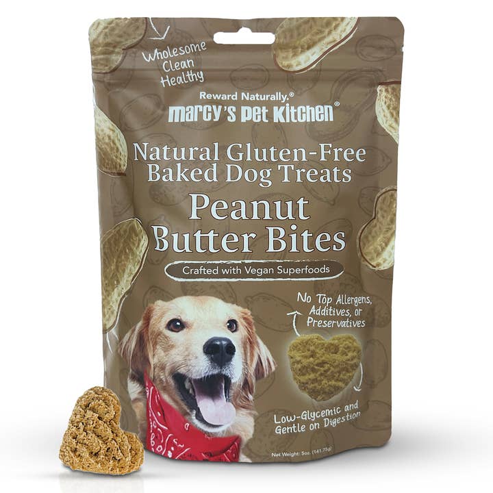 Bouchées au beurre de cacahuète tout naturel (Sensible/Diabétique/Allergie) pour la vente par Marcy's Pet Kitchen