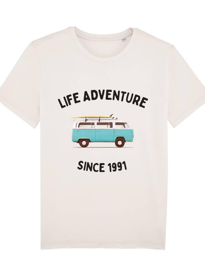 T-shirt til mænd - Life Adventure for engroshandel hos Koloris