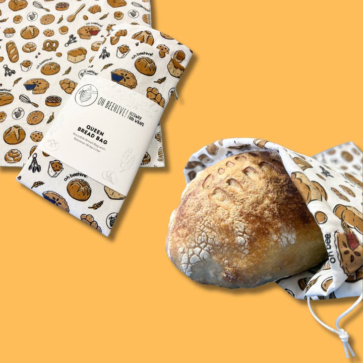 Oh Beehive: Eco Goods Co. - Wholesale Food Storage Wrap/Bag - Original Bread Bag13