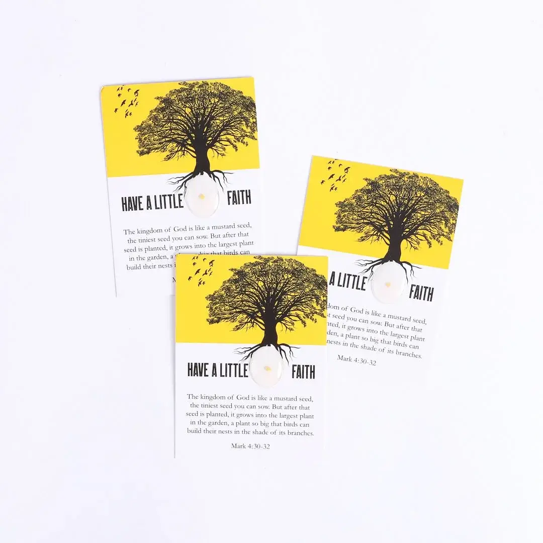 Swanson Christian Products - Wholesale Religious Card - Mustard Seed Of Faith Cards Pk502