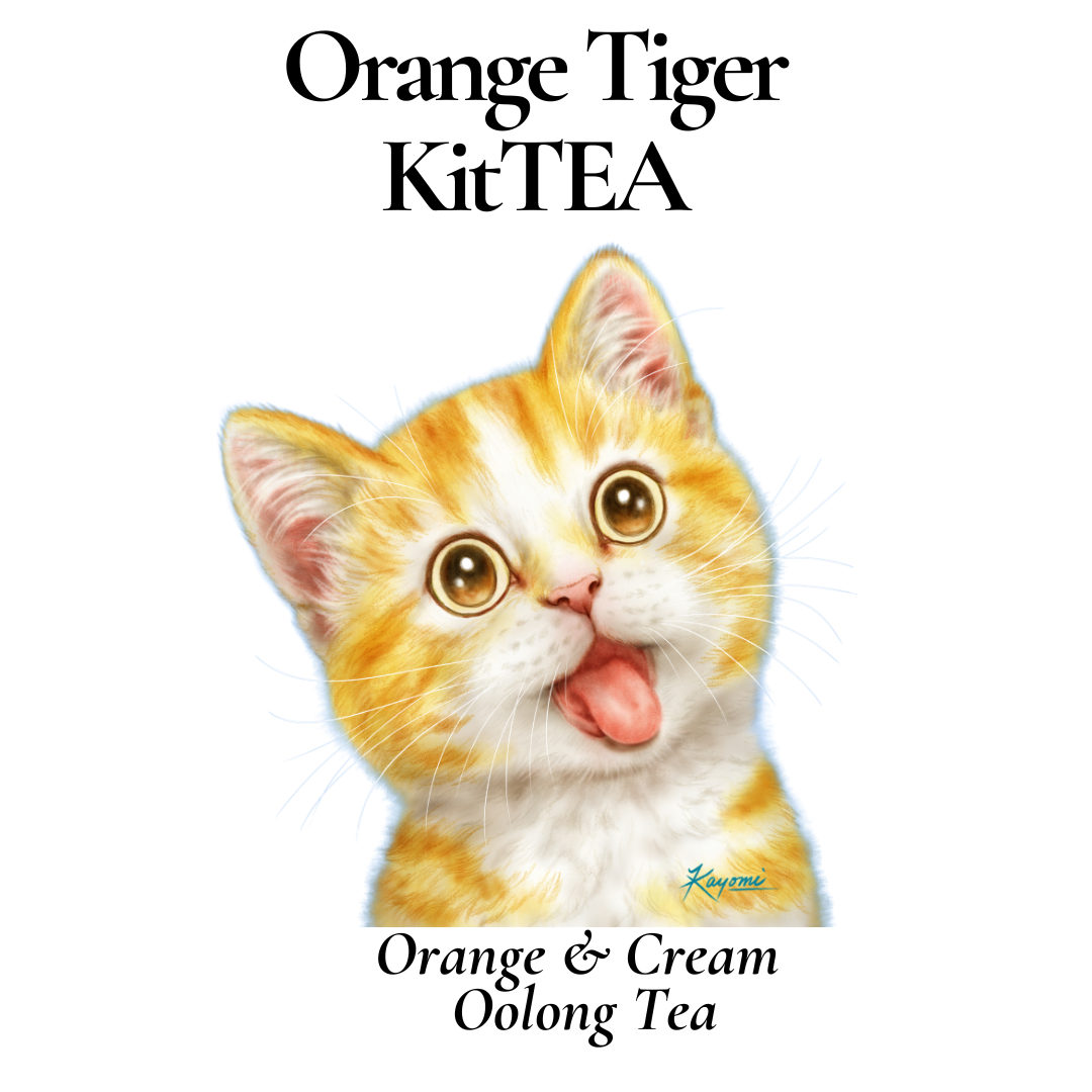 PURRsonaliTeas - Wholesale Loose Tea - Orange Tiger KitTea - Orange & Cream Oolong1