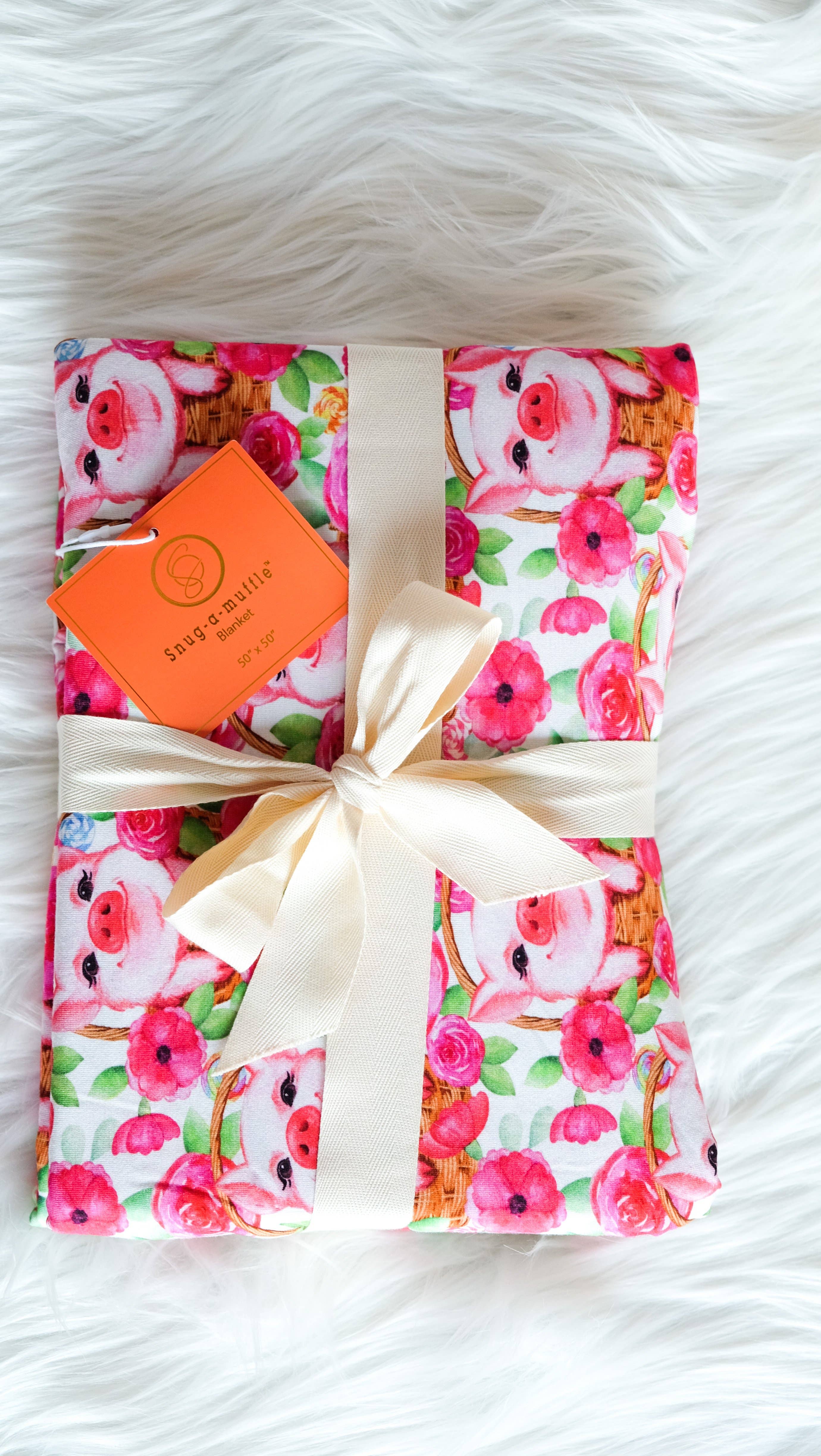 Snugabutter LLC - Wholesale Bedding Blanket - Kids & Baby - Bebs x Isla’s Snug-a-muffle™ Reversible Blanket