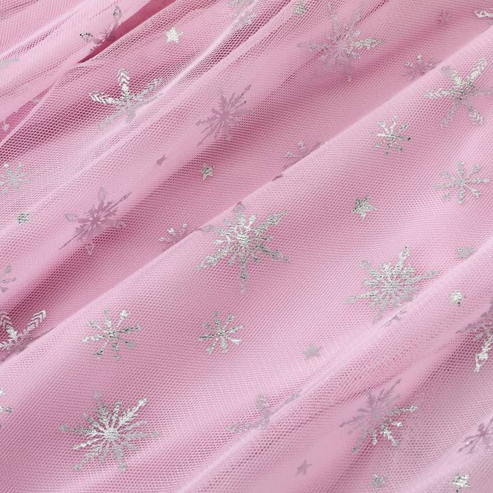 Auraquise - Wholesale Cape - Kids - Girls Winter Princess Hooded Cape – Sparkly Snowflake Cloak Coat for Dress Up & Parties3