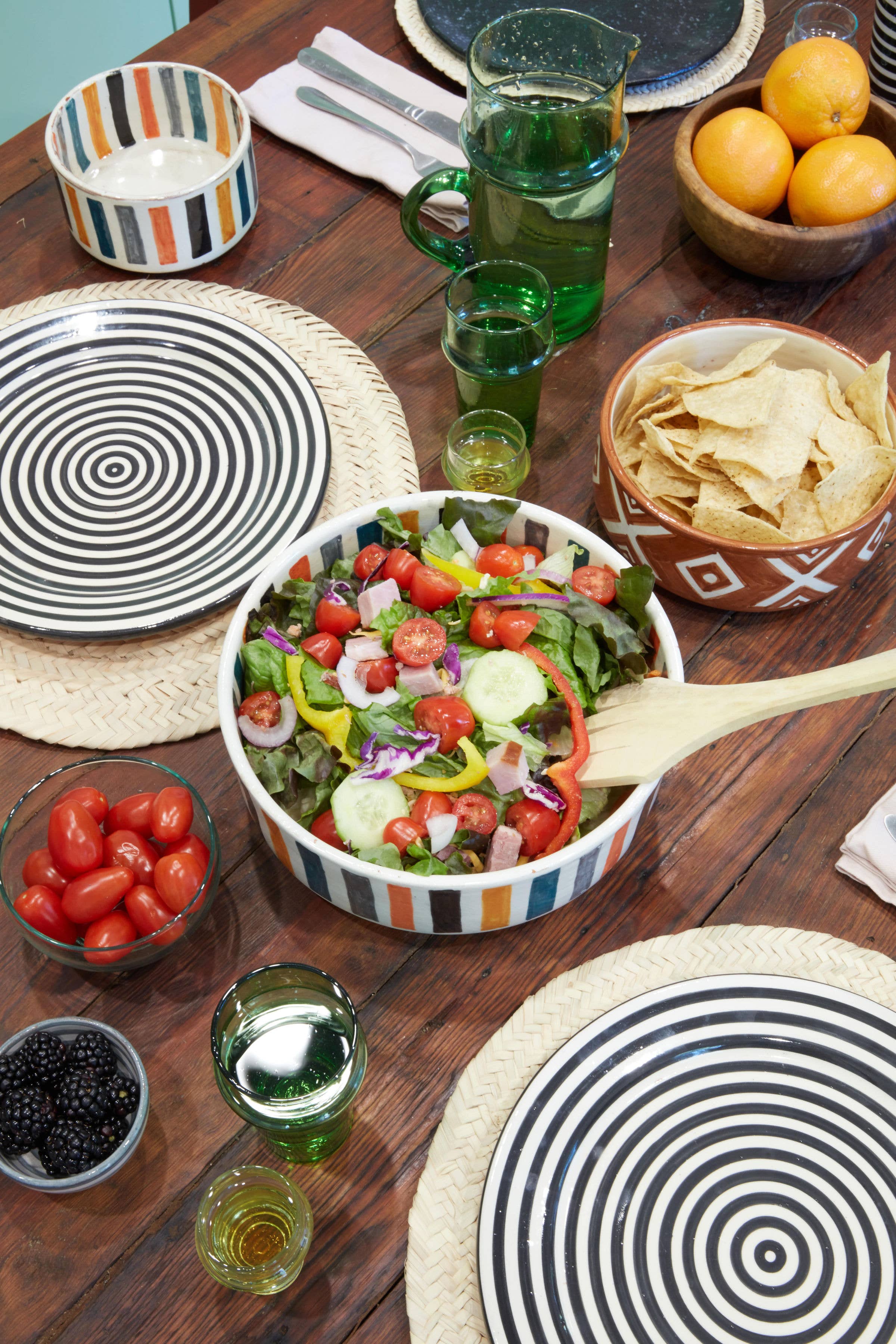 Voyage - Wholesale Drinking Glass/Cup - Moroccan Palm Green Beldi Glass (24)14