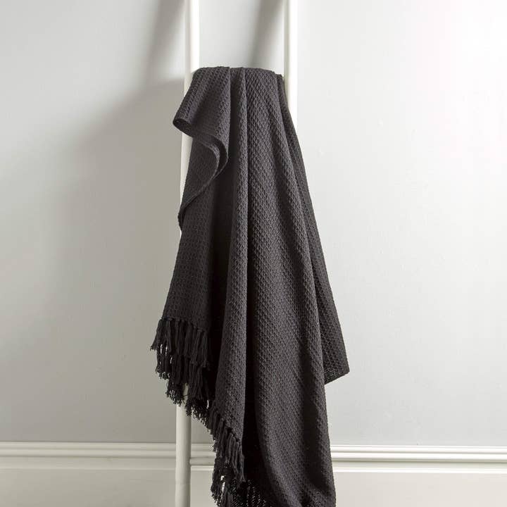 LOOMWORKS LTD – wholesale Throw blanket – Lisbon Pure Cotton Honeycomb Throw9