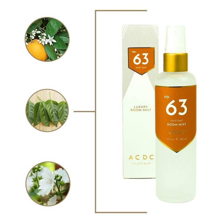 No. 63 Neroli Basil Room Mist for wholesale by ACDC Co.