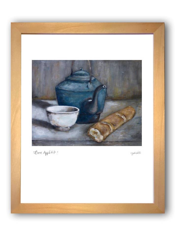 bon appetit ⎮ France Art Print for wholesale by Studio J by Jodi Hills