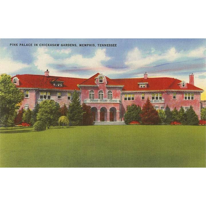 Found Image Press – wholesale Magnet – Magnet TN-154 Pink Palace, Chickasaw Gardens, Memphis, Tenne