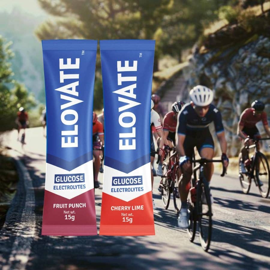 ELOVATE - Wholesale Powdered Health Drink - Elovate 15 - Electrolyte Drink Mix with 10g Glucose - Hydrating Electrolyte Powder Packets for Energy, Rapid Rehydration, Workout Recovery, Dehydration Relief, Fitness & Active Lifestyles - Premium Drink for Daily Hydration (Fruit Punch, Pack of 25)7