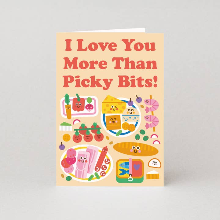 I Love You More Than Picky Bits Love Card | Valentines Card
for wholesale by Studio Boketto
