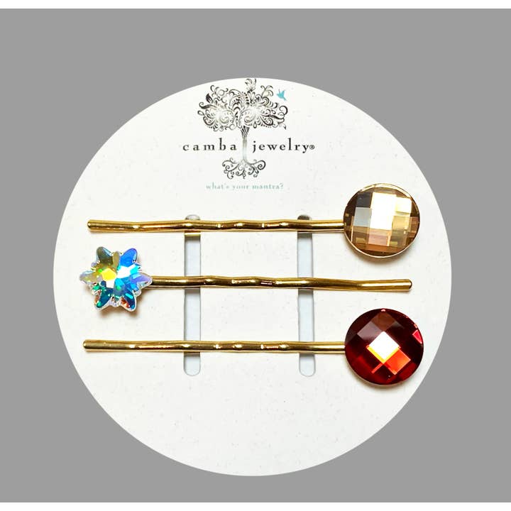 Camba Jewelry - Vendita all'ingrosso Forcine per capelli - Trii di forcine per capelli Swarovski