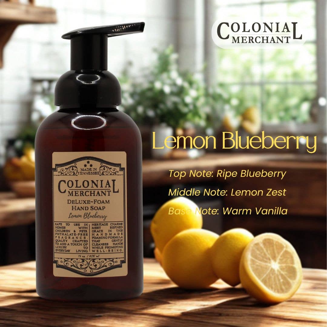 Colonial Merchant - Venta al por mayor Jabones de manos - Jabón de manos en espuma De~Luxe Colonial Merchant de 12 oz.1