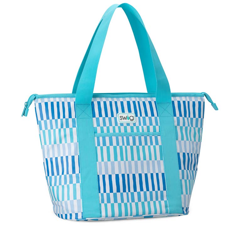 Glacier Stripe Zippi 36 Cooler for wholesale by Swig Life