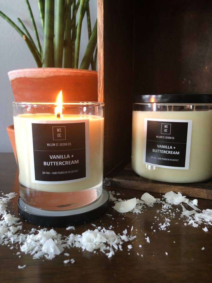 Vanilla + Buttercream for wholesale by Willow St. Design Co
