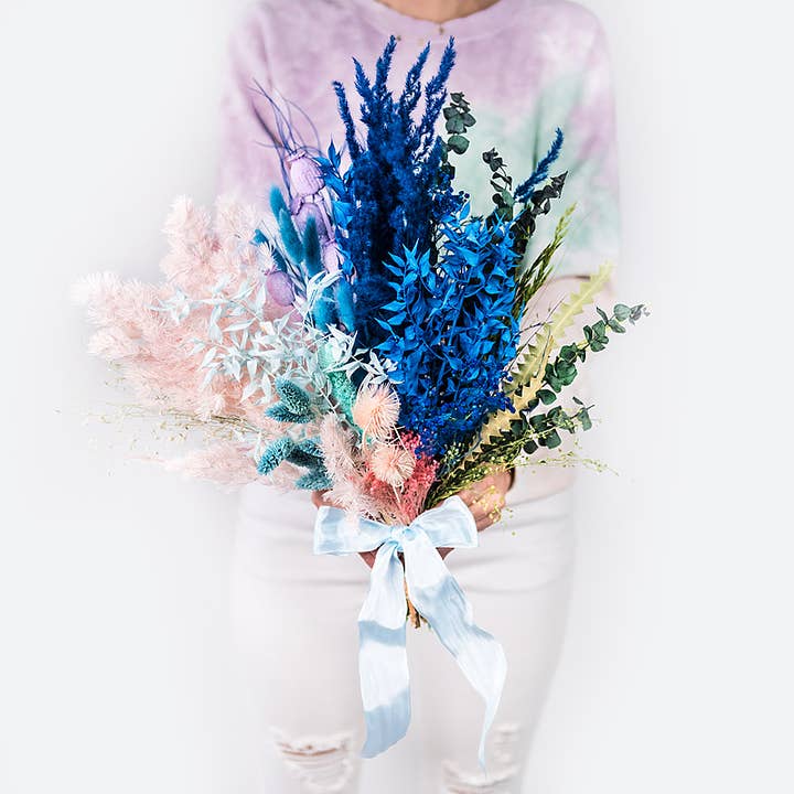 Zodiac Bouquet - Pisces - Dried Flower Bouquet for wholesale by Seed Floral