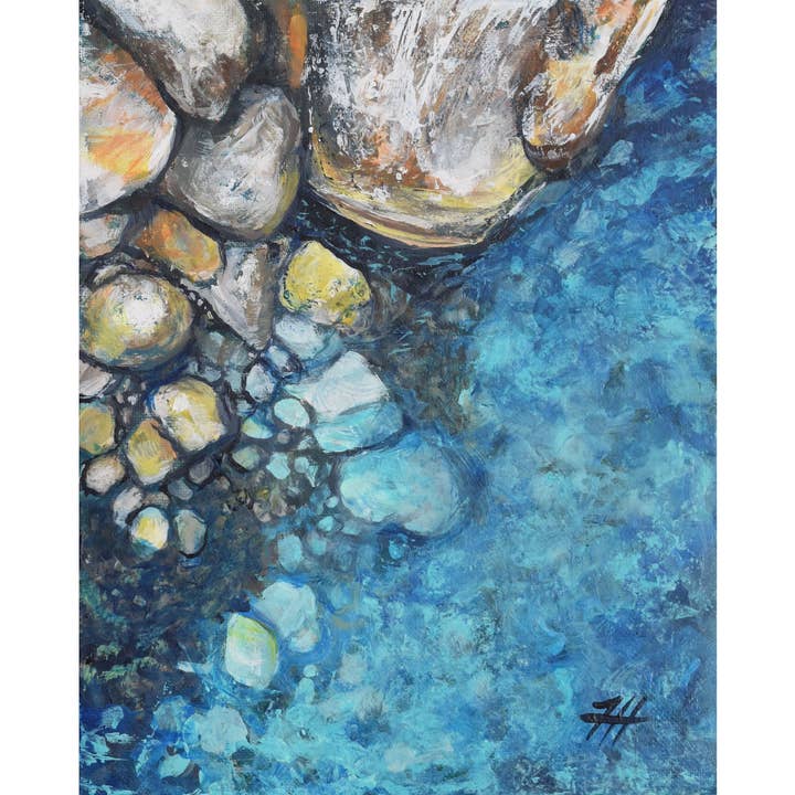 "Retreat" Canvas Print for wholesale by Honey Hilliard Art