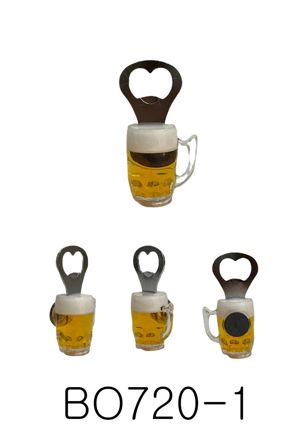 ONE COLOR Beer Miniature Bottle Opener BO720-1 (12PC) for wholesale on Faire1
