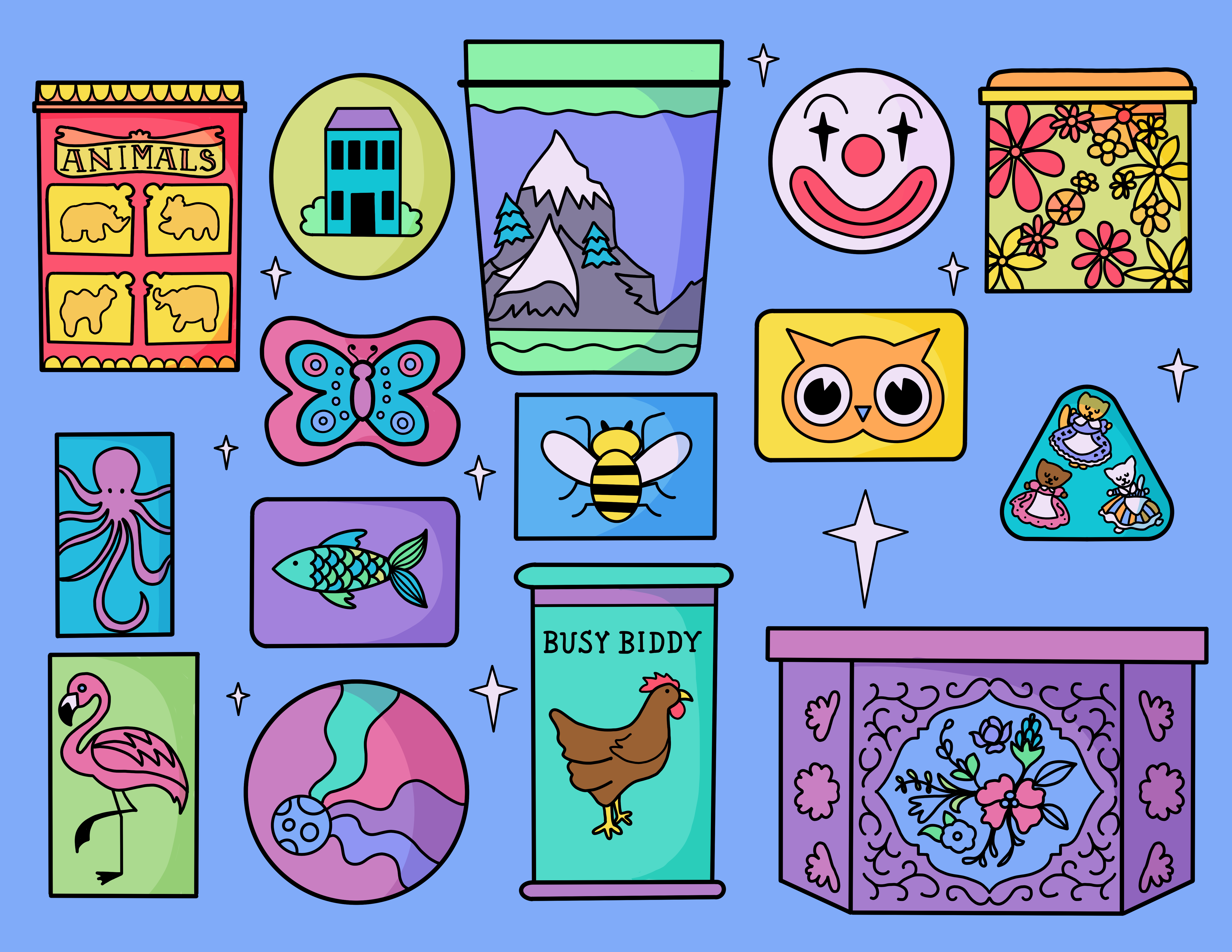 Galaxy Brain Design - Wholesale Calendar - 2026 Thrifted Calendar1