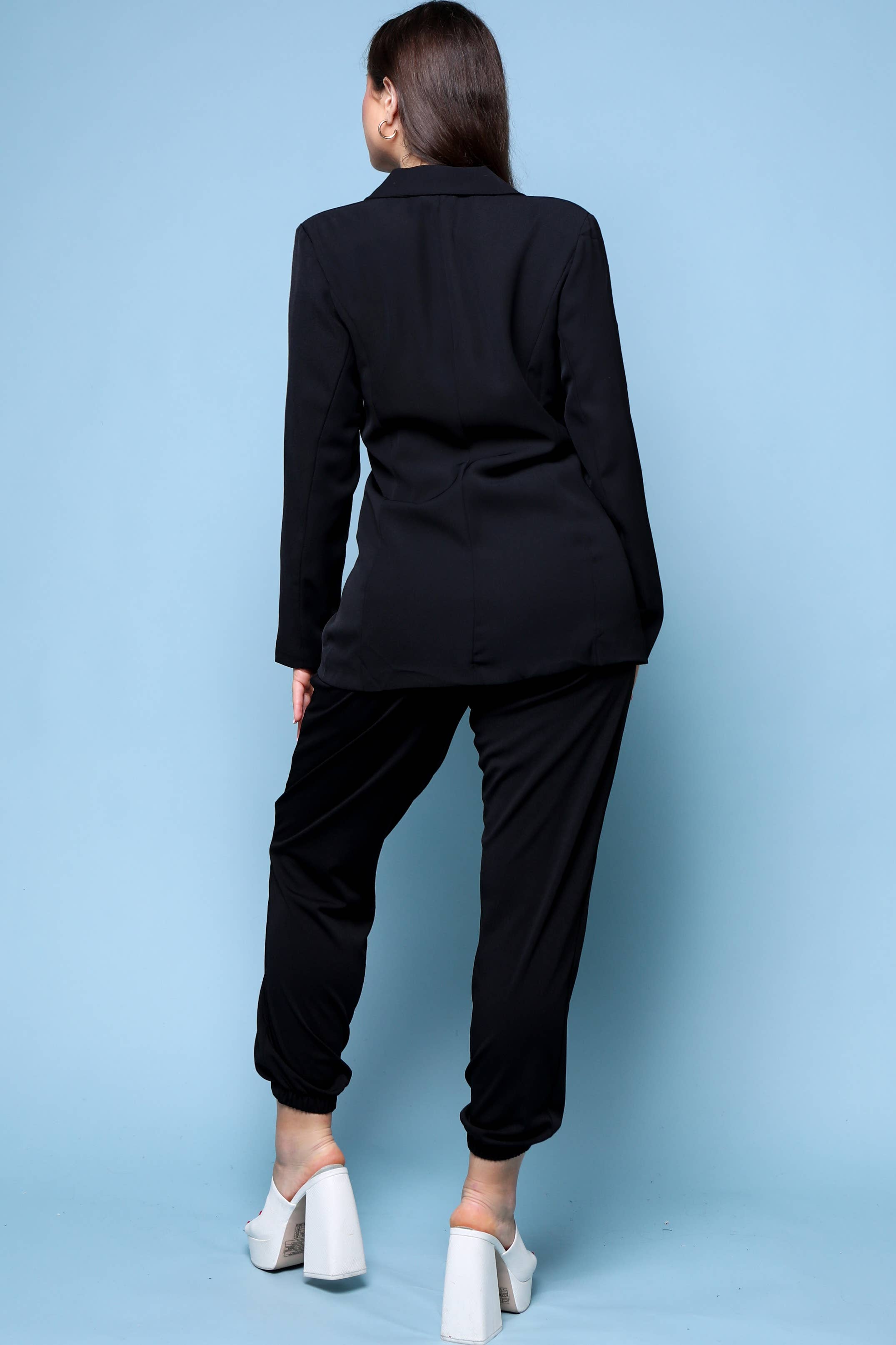 BLACK fashionable top with mini dress for wholesale on Faire6