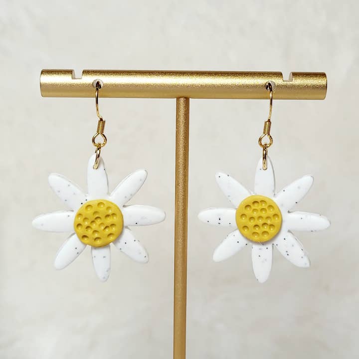 Cinco pétalas brincos daisy por atacado de Spiegel Clay