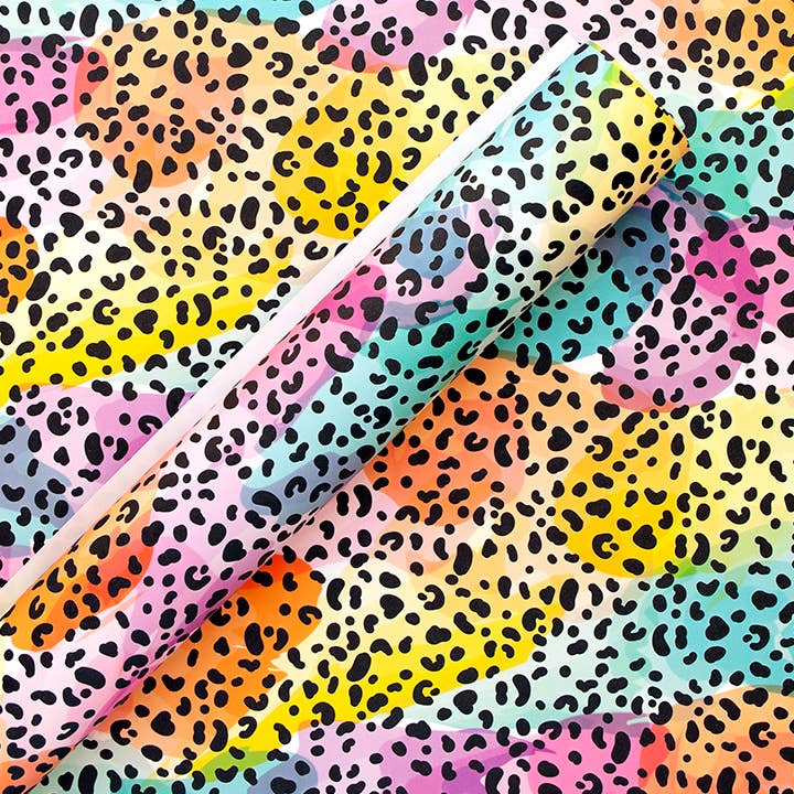 Smarty Pants Paper – Engroshandel Gavepapir – Rainbow Leopard Gavepapir