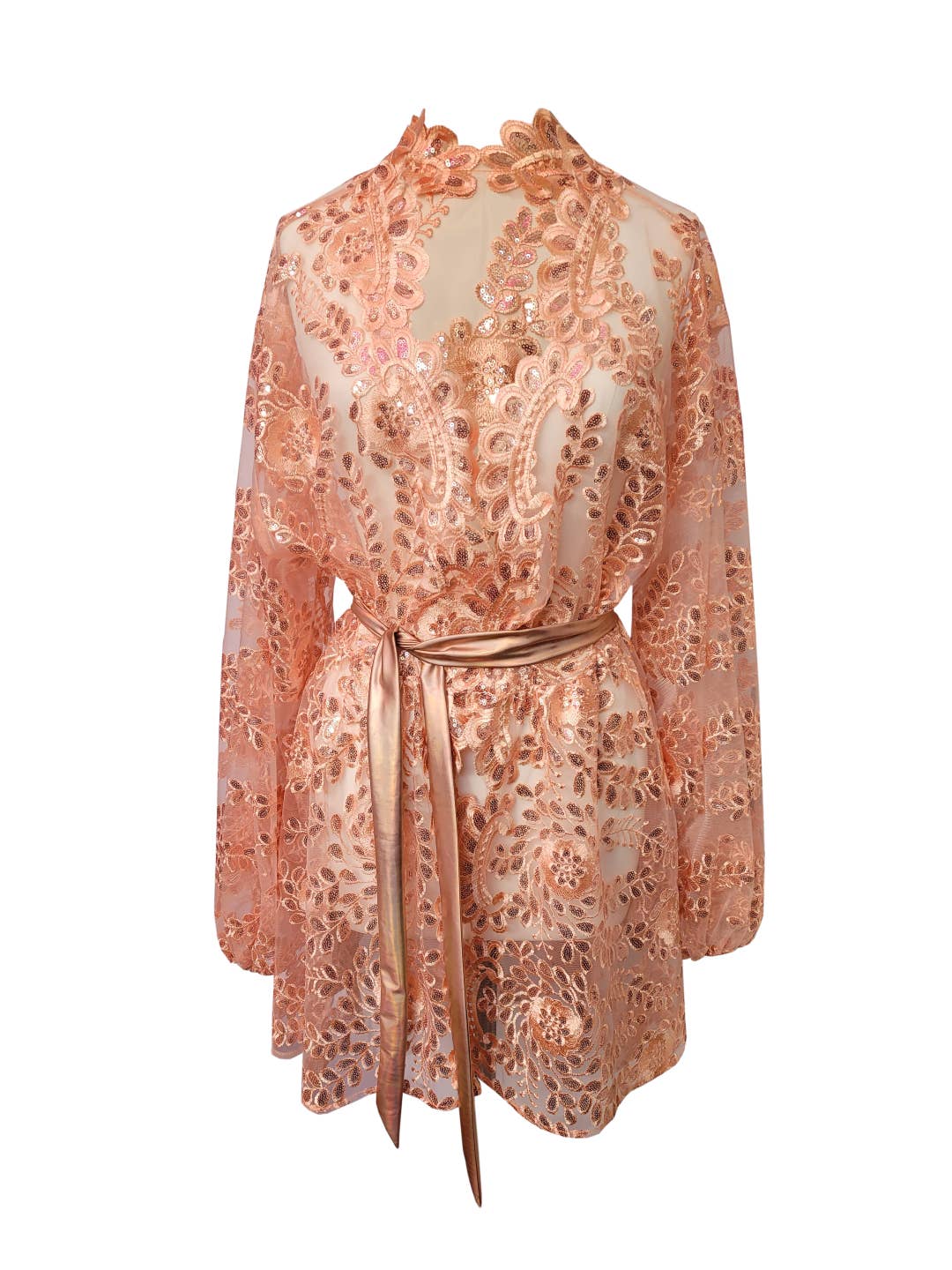 Gyv Me Body - Wholesale Robe - Women's - Bliss Lace Petticoat Robe