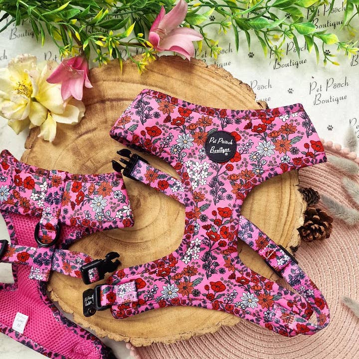 Berry Blossom Floral Puppy Dog Harness and other Purchase Wholesale small pet bedding. Free Returns & Net 60 Terms on Faire trending on Faire.
