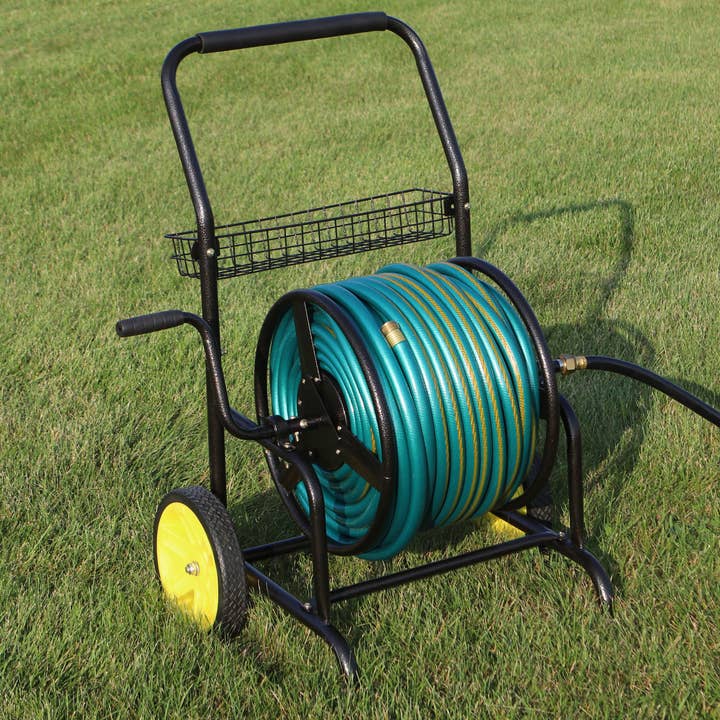 InSideOut - Wholesale Garden Tool - 2-Wheel Heavy Duty Hose Cart - 200ft Capacity7