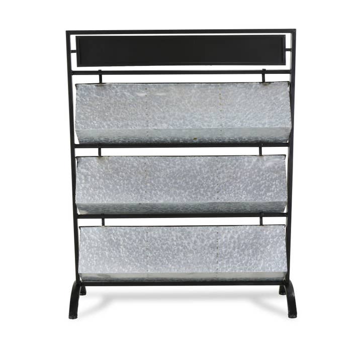 Cheungs Home Decor - Wholesale Retailer Display Stand/Case - Clarice 9 Slot Metal Display Stand & Chalkboard2