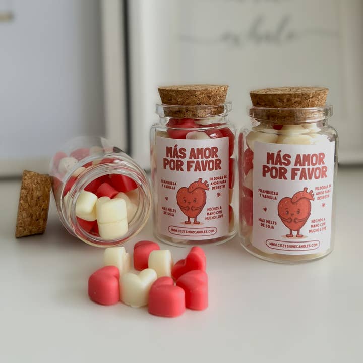 Wax Melts Mais Amor Por Favor - Framboesa e Baunilha por atacado de INZ Aragón S.Coop. Pequeña