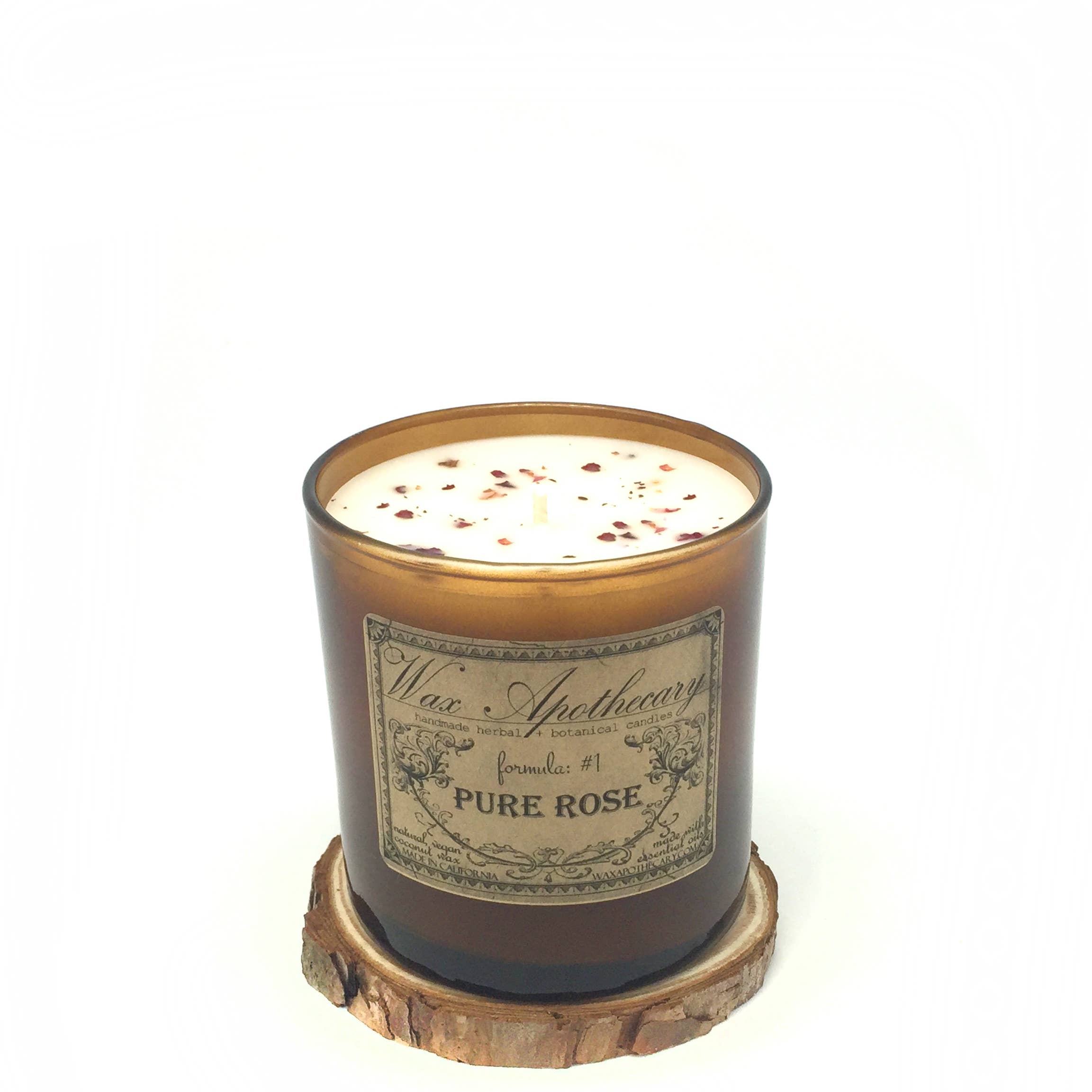 Wax Apothecary - Wholesale Candle Holder - CANDLE COASTER: Natural Wood Slice Display (Medium 4-4.5")2