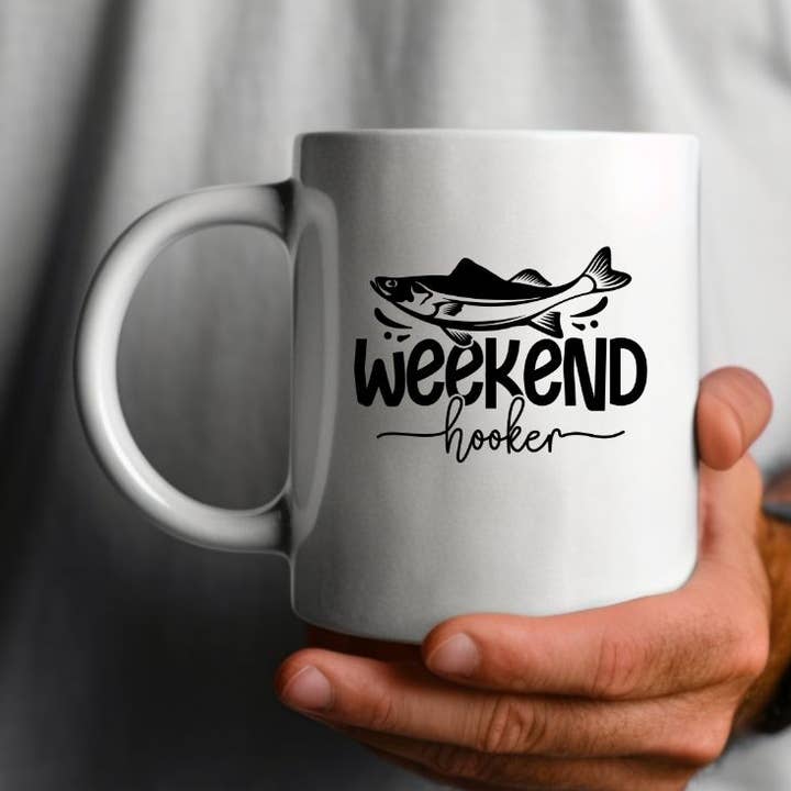 Sister Ray - Wholesale Coffee Mug - Weekend Hooker Fishing Father's Day 11 oz Coffee Mug0