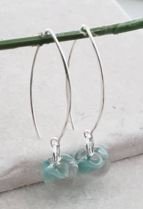 Sosie Designs - Wholesale Dangle Earrings - Silver Marquis Earrings in Sky Blue2