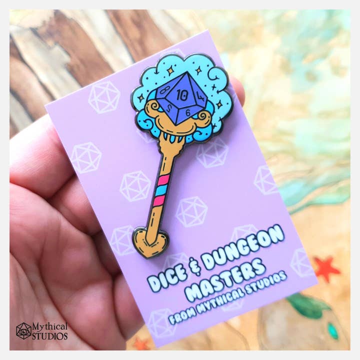 Pin D10 Dice Sceptre para venta al por mayor de Mythical Studios