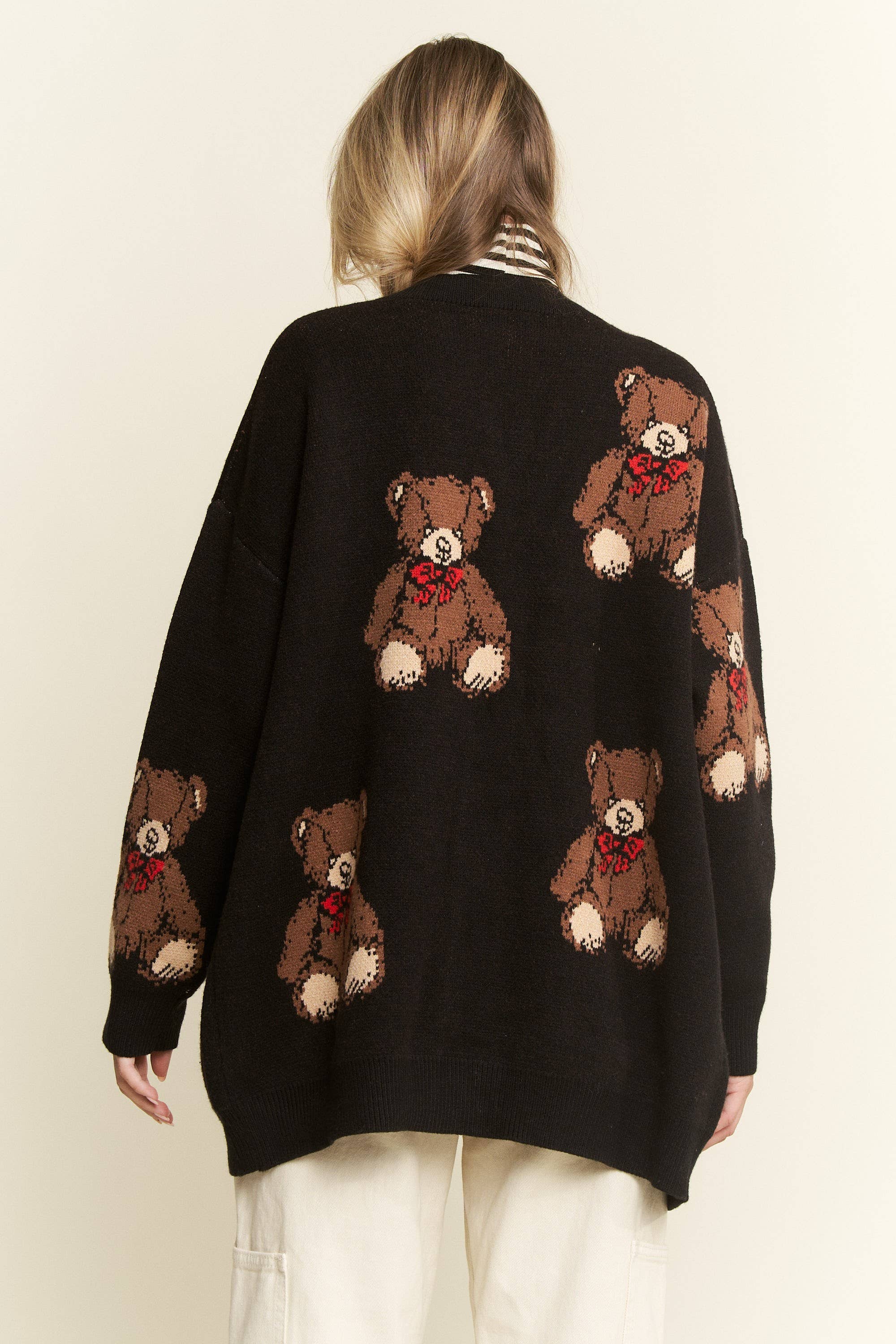 JADE BY JANE - Wholesale Cardigan - Women's - BEARY ADORABLE CARDIGAN13