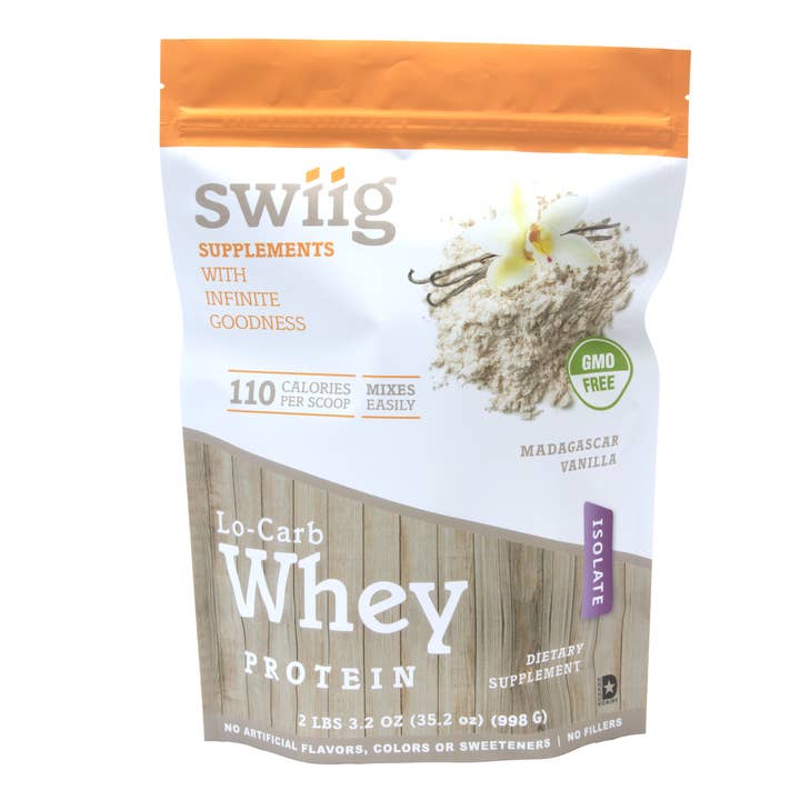 Vanilla Lo-Carb Whey Protein Isolate 2.2lb - 33 Servings for wholesale by swiig