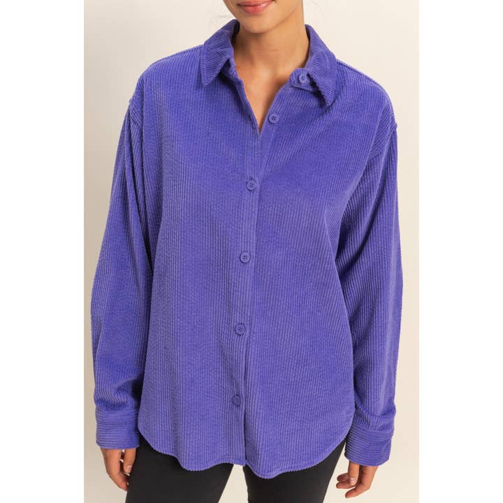 HYFVE – Großhandel Hemd mit Button-down-Kragen – Damen – Zeitgemäßes Cordhemd mit entspannter Passform18