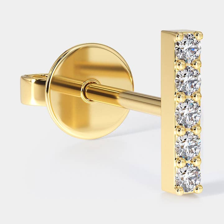 🦋 LITET LABB ODLADE BAR STUD för wholesale av Hey Babe LA