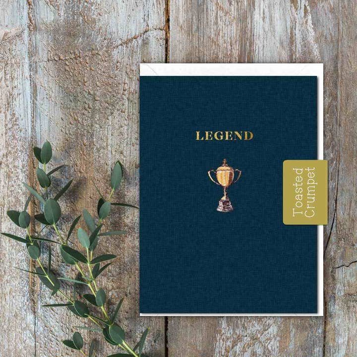 Toasted Crumpet (US Duties Paid) - Wholesale Everyday Greeting Card - Legend (Trophy) - Mini Card