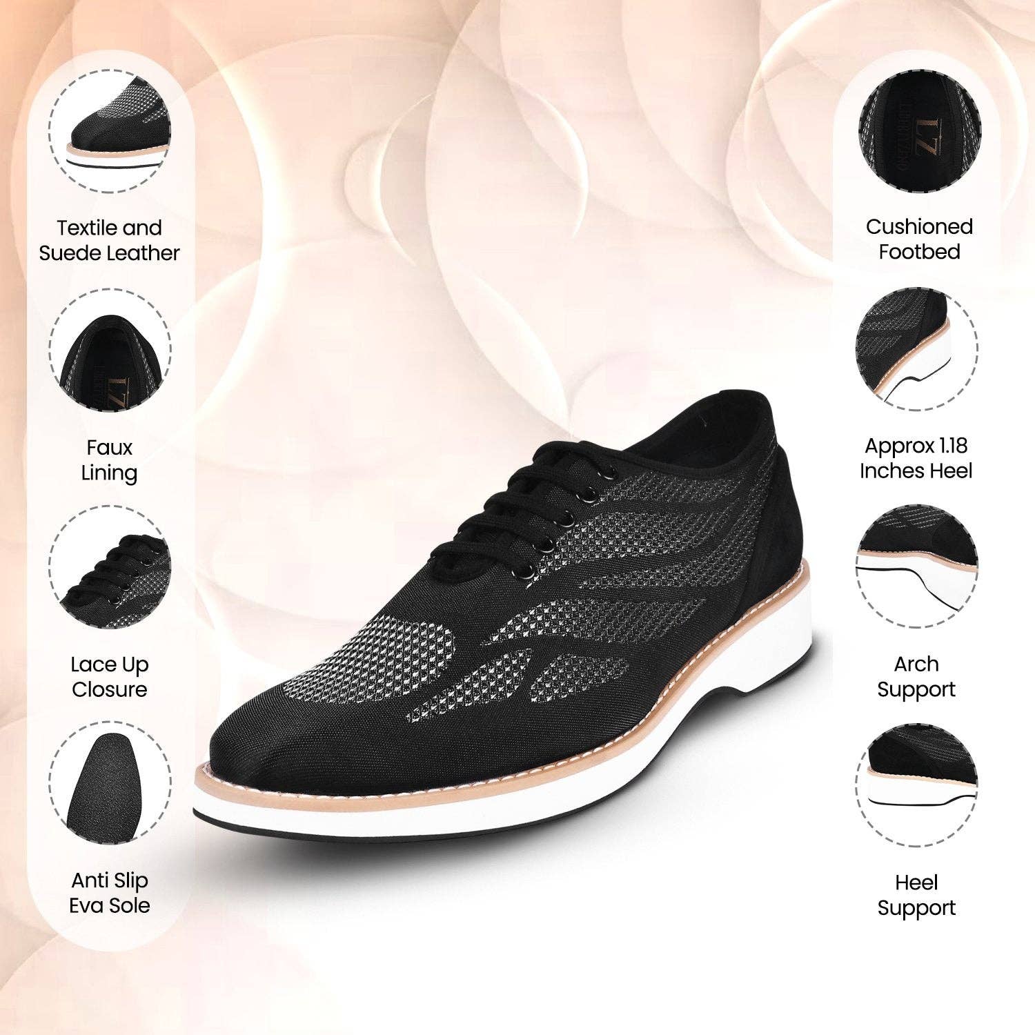 LIBERTYZENO - Wholesale Loafers - Men's - Lava Singh Mens Casual Textile Printed Buckle Shoes29