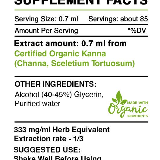 HerbEra - Wholesale Tincture - Kanna Tincture