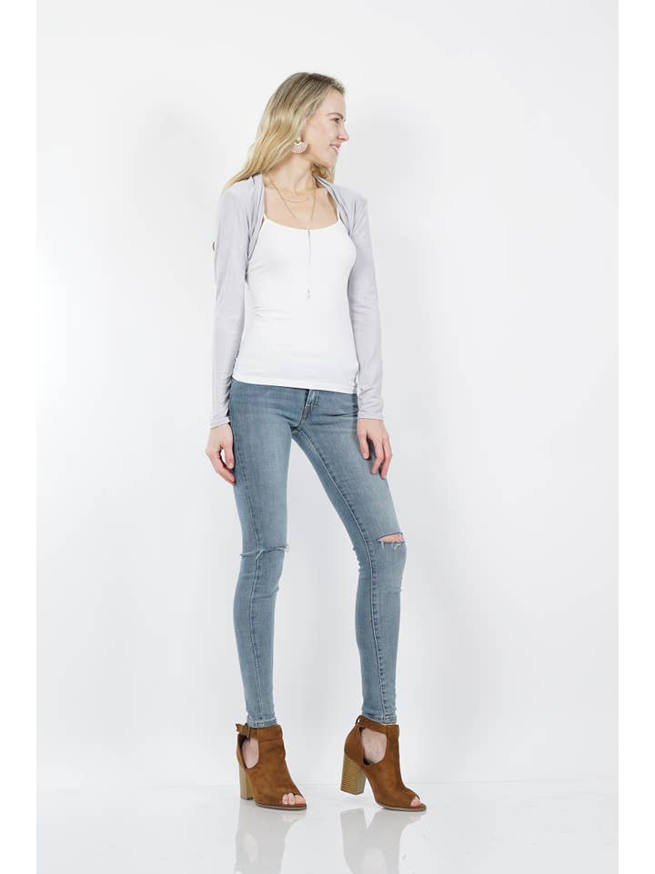 42POPS - Vendita all'ingrosso Cardigan - Donna - "...Estensione manica Bolero Cardigan1